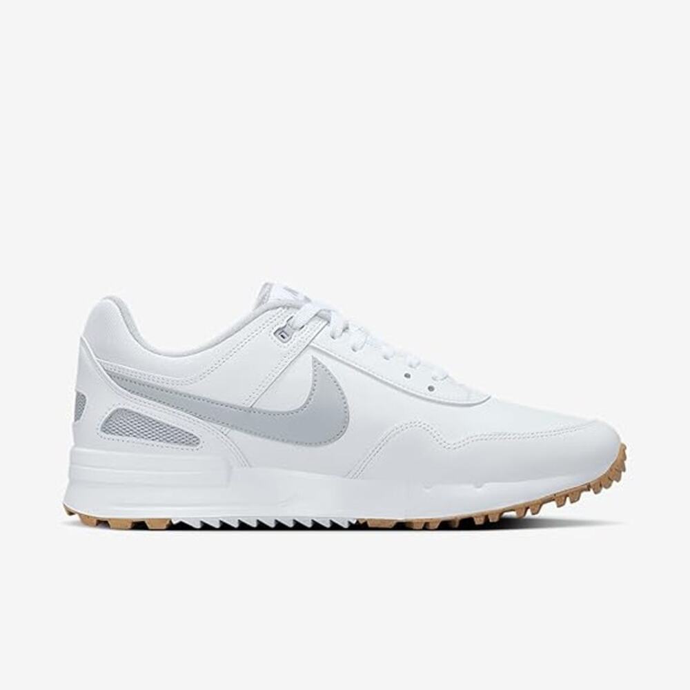 NWT Nike Men Air Pegasus '89 Golf Shoes, White/Platinum/Gum, size 9US